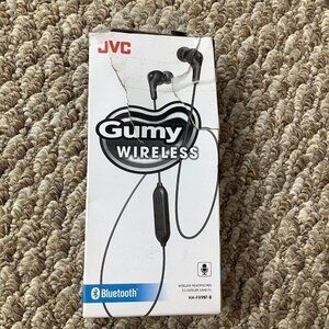 JVC Gumy Wireless Bluetooth Earbuds Black NEW HA-FX9BT-B New